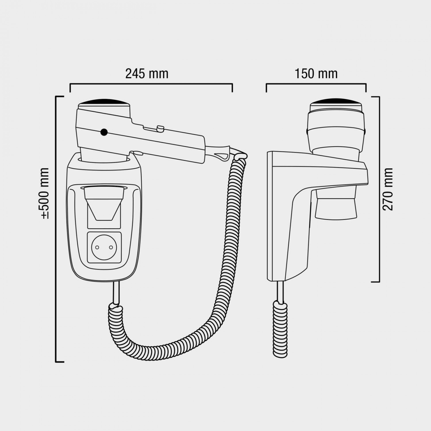 Настенный фен Valera Action Protect 1600 Socket (542.06/044.03) Настенный фен Valera Action Protect 1600 Socket (542.06/044.03)