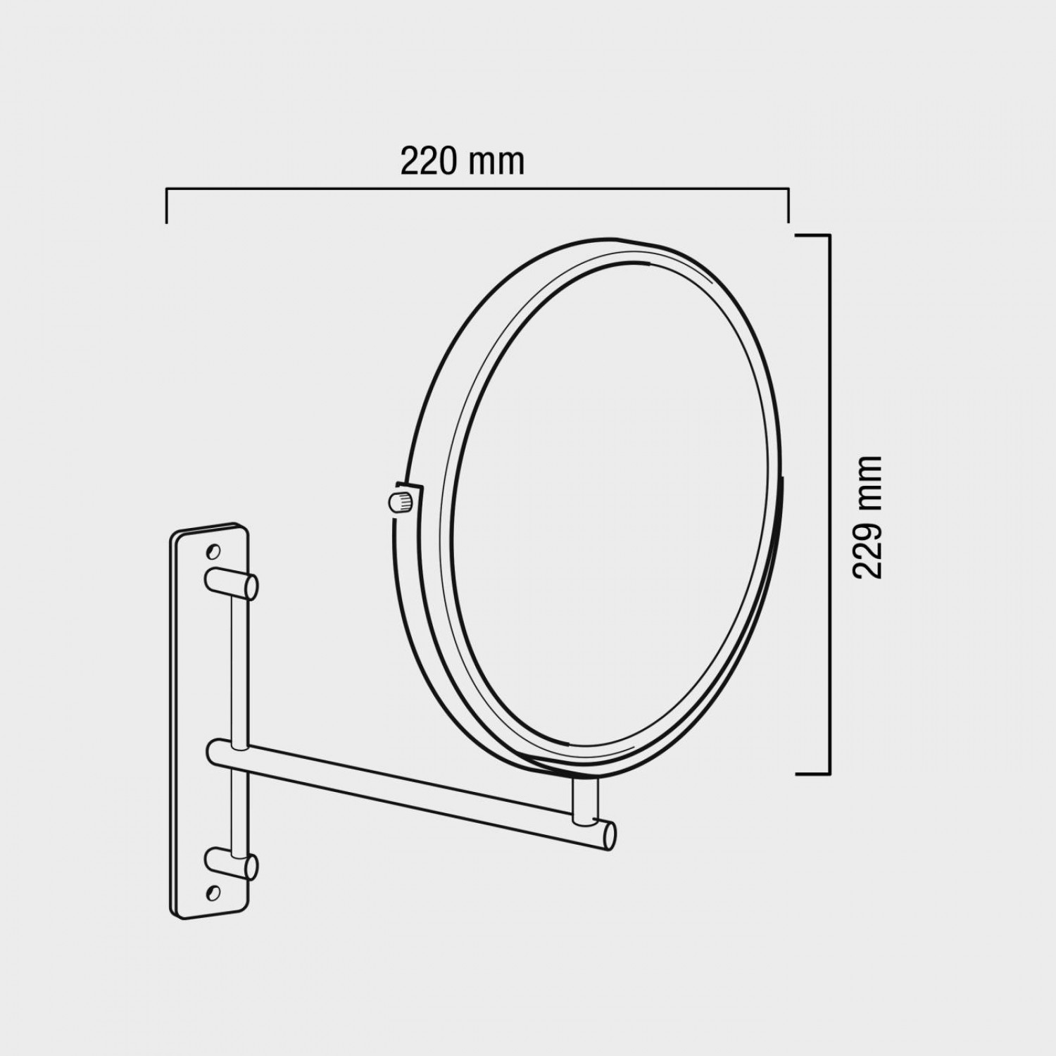 Настенное зеркало Valera Optima Bar 207.00 размеры Настенное зеркало Valera Optima Bar 207.00 размеры