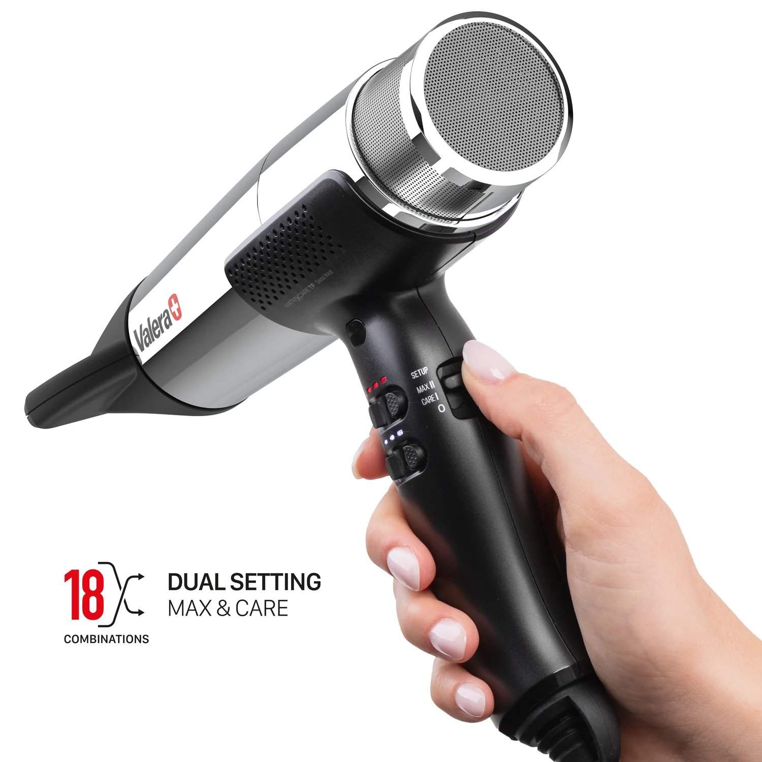 Фен Valera Matrixcare TF Chrome Deluxe (501.00 MA TF CR DX) - 18 режимов работы