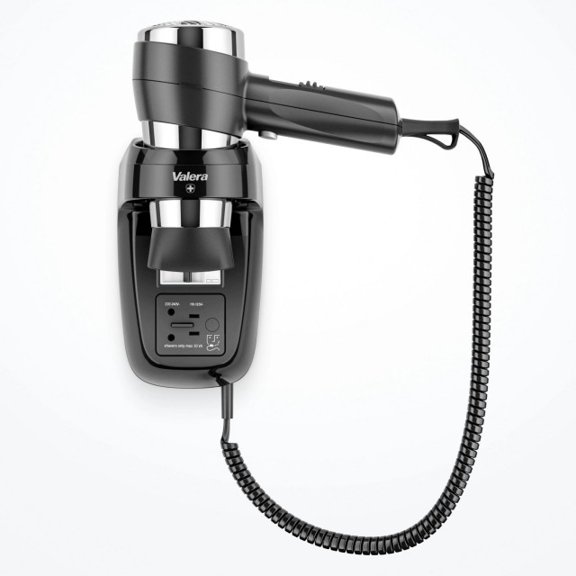 Настенный фен Valera Action Protect 1600 Shaver Black (542.06/044.06)