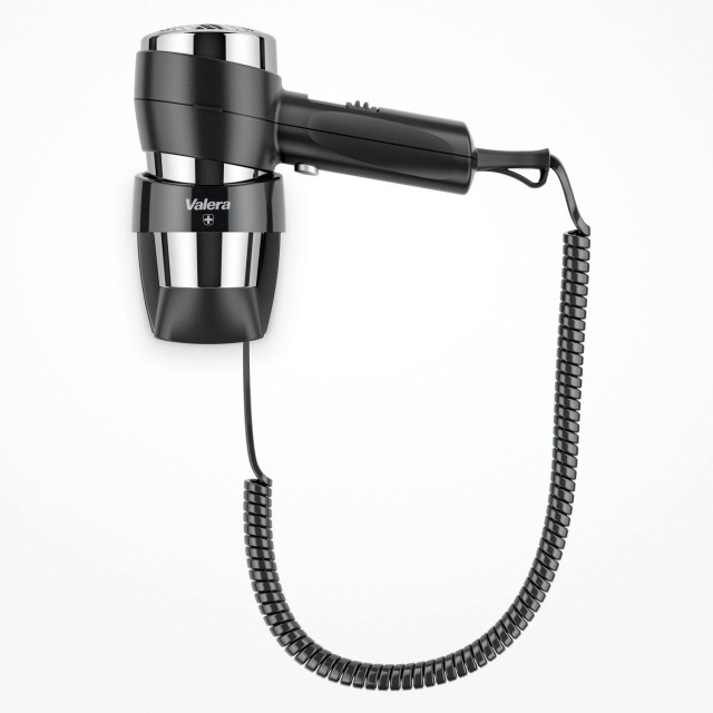 Настенный фен Valera Action Super Plus 1800 Black/Chrome (542.14/038A Black/Chrome)
